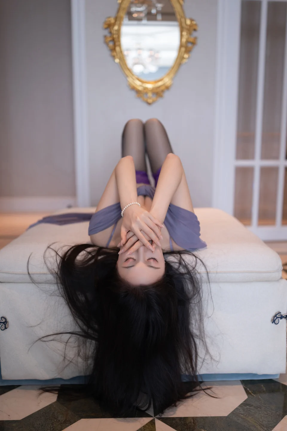 鱼子酱Fish - 紫丝 [120P-1.32GB] tg@simisebaisi 【丝足阁】076.webp